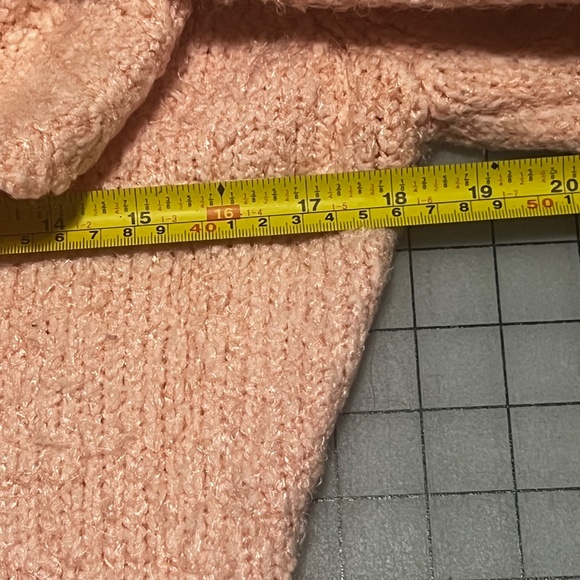 Bebe Sweater off the shoulder or cowl Pink Size L Soft Party Vintage EUC - Picture 10 of 13